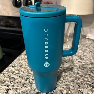 HydroJug Teal Travel Mug with Handle 32 oz